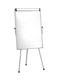 Shop Fos Magnetic Board With Flip Chart Stand White Online