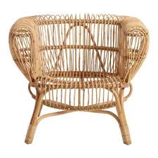 Handwoven Rattan And Kubu Roll Arm Calida Chair World Market Rattan Rolled Arm Chair Rattan Chair