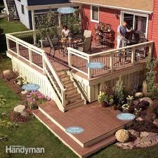 Browse our full assortment of outdoor stairs. Rebuild An Old Deck With New Decking And Railings Diy Family Handyman