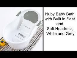 If you're quick and thorough with diaper changes and burp cloths, you're already cleaning the parts that need jana la, et al. Nuby Baby Bath With Soft Headrest Features Youtube