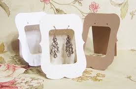 36 Zoe Window 2 5 X 3 5 Inch Tent Cards Earring Cards Jewelry Cards Earring Display Earring Card Earring Holder Jewellery Display Diy Jewelry Display Display Cards