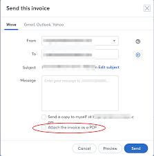 Wave's invoicing and accounting software is completely free, and has no usage limits or restrictions. Attach Pdf To Invoice Email By Default Wave Community