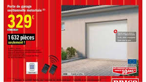 Portail coulissant electrique portail coulissant fer portail maison portail bois porte de grange coulissante diy murs de soutènement de jardin portail metal portail exterieur jardinières murales. Offre Porte De Garage Sectionnelle Motorisee Chez Brico Depot