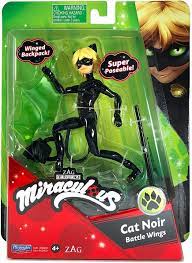 Playmates Miraculous Cat Noir Articulated Figure Miraculous Ladybug Toys Miraculous Ladybug Ladybug
