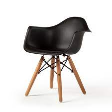 This chair needs no introduction; Molded Mid Century Children S Arm Chair Black