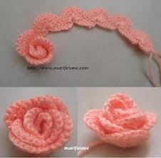 Tig Isi Gul Motifi Nasil Yapilir Resimli Tig Isi Gul Yapimi Crocheted Roses Tig Isleri Tig Isi Cicekler Yun Iplikleri