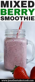 Mixed Berry Smoothie Recipe Mixed Berry Smoothie Berry Smoothie Recipe Smoothies With Almond Milk