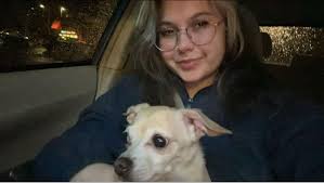 Chewy loves being the middle seat driver