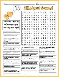 Save answer key as word document. Sound Crossword Worksheets Teaching Resources Tpt