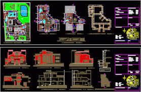 genie civil et travaux publics engineering plan bloc autocad dwg plan autocad dwg d une magnifique villa plan ville plan autocad plan de dessin d architecture