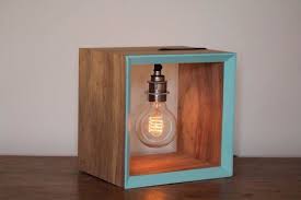 Kutulu Masa Lambasi Cerceve Lamba Desklamp Edison Design Light Cool Decoracao Abajur Pequeno Luminaria Pequena