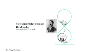 A new, columnar silhouette introduced by the. Men S Hairstyles Through The Decades By Andy Noneofubeeswax