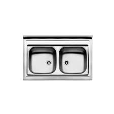 Add to compare remove product. Double Kitchen Sink Milano Mi902 Apell S P A Without Drainboard Stainless Steel Overmount