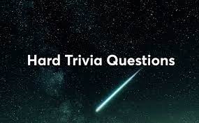 You have to quickly choose a mix of easy and hard trivia questions interesting enough to get the quiz takers hooked till the end. 150 Hard Trivia Questions And Answers Thought Catalog
