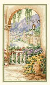 Maybe you would like to learn more about one of these? Terrace Arch Cross Stitch Dimensions D35219 Dimensions Cross Stitch Cross Stitch Cross Stitch Landscape