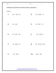 Multiplying And Dividing Complex Numbers Worksheets In 2020 Complex Numbers Number Worksheets Quadratics