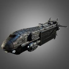 Sci Fi Transport Ship 3d Model Low Poly Obj Fbx Ma Mb Tga 1 Concept Ships Spaceship Art Sci Fi Ships