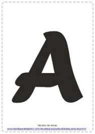 Se quiser molde de letra grande maior ou menor, basta cortar no word a imagem e ir ajustando no tamanho que você quiser. Letras A Para Imprimir Pdf Para Colorear Y Aprender