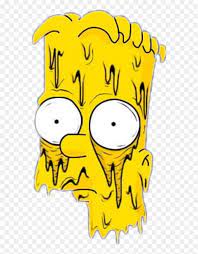 On the lower, right side of the head, draw a small curved line for bart's ear. Transparent Bart Simpson Png Cool Bart Simpson Drawing Png Download Vhv