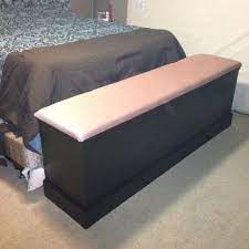 Pin By Kelley Cowman On Crafts Diy Storage Bench Bench With Storage End Of Bed Seating