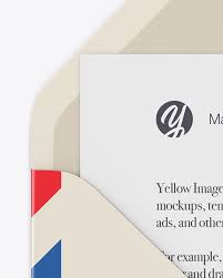 By having an exceptional, consistent stationery across a wide range of communication they become a vital part of your marketing strategy. Opened Paper Envelope With Paper Mockup In Stationery Mockups On Yellow Images Object Mockups Paper Mockup Paper Envelopes Envelope Lettering