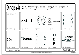 Free Dingbats Quiz Quiz Questions And Answers Pub Quiz Questions Quizzes And Answers