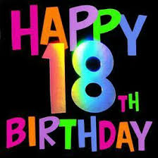 Auguri Per I 18 Anni Auguri Di Buon Compleanno Buon Compleanno Divertente Buon Compleanno