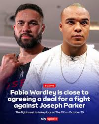 Fabio Wardley is close to agreeing a deal for a fight against Joseph Parker  at The O2