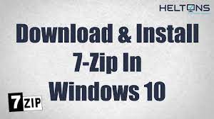 Click here to download the photoviewer.zip file on to your windows 10 pc. How To Download Install 7 Zip In Windows 10 Youtube