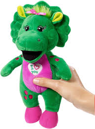 The photo is displayed for illustrative purpose only. Fisher Price I Love You Baby Bop Plush Figure English Edition Toys R Us Canada