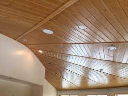 Kiln dried southern yellow pine tongue and groove ceiling board. Tongue Groove Ceiling Deltec Homes