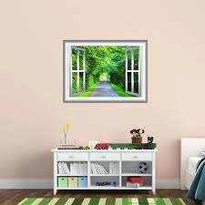Use this cricut® window cling material for a quick decorating solution for celebrations, holidays, kids' activities and home decor. Vwaq Greenery Wall Decal 3d Forest Wall Cling Peel And Stick Window Mural Nw32 24 H X 30 W Walmart Com Walmart Com