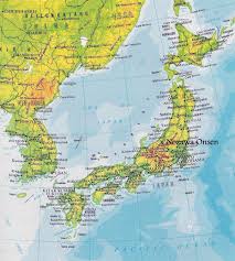 Harta unităților de relief cu altitudinile geografilia. Japonia Elevation Map Altitudine Harta Din Japonia Asia De Est Asia