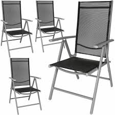 Hbada reclining office desk chair 8. 4 Aluminium Garden Chairs Reclining Garden Chairs Garden Recliners Outdoor Chairs Black Silver