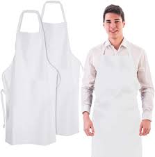 Move down 10″ from that line, and mark the fabric 13″ from the fold. Amazon Com Wealuxe Professional White Bib Aprons 32x28 Inch White 2 Pack Home Kitchen