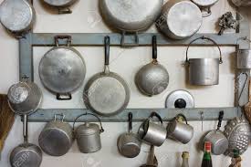 set of old kitchen tools retro