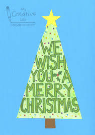 This means that even if the rest of the year may not have been great (like the one behind us), you end it in a good way. Cindy Derosier My Creative Life We Wish You A Merry Christmas Art