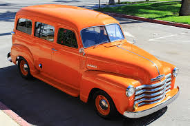 Image result for Orange 1951 Truck