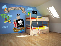 Pirate Ship Wall Stickers Peel And Stick Removable Vinyl Art Etsy Pirate Bedroom Decor Pirate Room Decor Pirate Room Theme