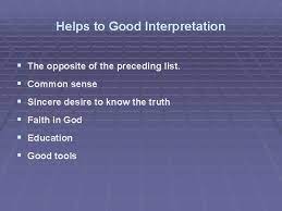 Find more opposite words at wordhippo.com! Hermeneutics How To Understand Interpret The Bible John