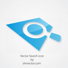 Blue Vector Search Icon Ai And Eps Search Icon Icon Search