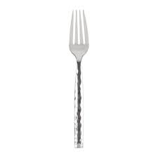 Cote Table Fourchette Prele Gris Argente