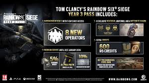 All of your progress in rainbow six siege . Information About Year 3 Pass Content For Rainbow Six Siege Ubisoft Help