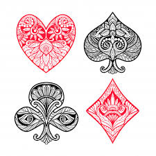 Download this Free Vector | Card suits set