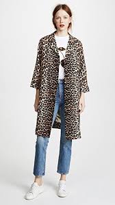 Ganni Leopard Print Jacket Clothes Leopard Print Jacket Fashion