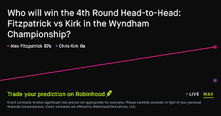 August 6, 2026: 4th Round Head-to-Head: Fitzpatrick vs Kirk Golf Prediction Market