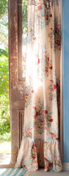 The floral pattern in a contrasting color can also work nicely. 43 Floral Curtains Ideas Floral Curtains Curtains Shabby Chic