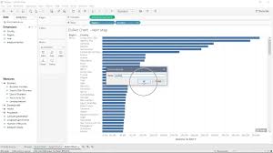 How To Create Bullet Chart In Tableau