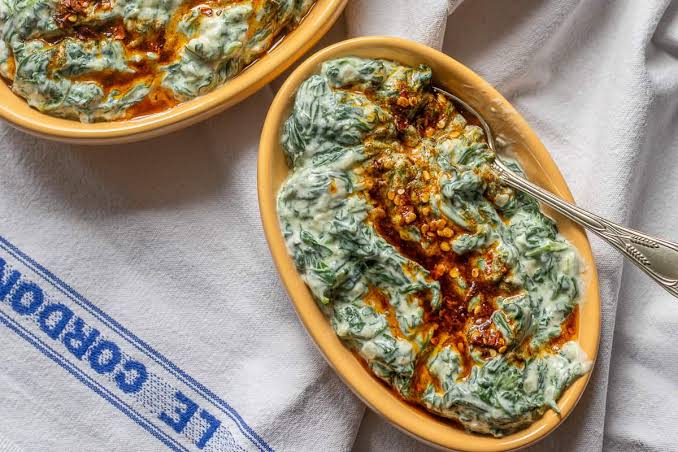 Braised Spinach