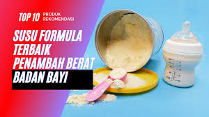 Gambar ilustrasi artikel susu formula terbaik untuk bayi. 10 Rekomendasi Susu Formula Terbaik Untuk Penambah Berat Badan Bayi Youtube